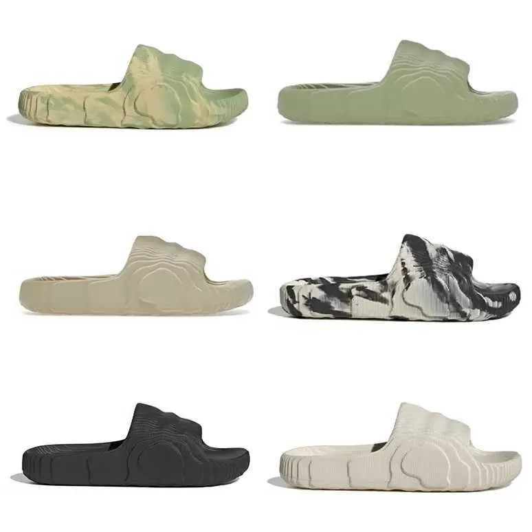 Adilette22 Designer Sandals men EVA Rubber Slipper Magic Lime Black Bone Resin Ochre desert sand Onyx Pure slippers mens womens slide slides