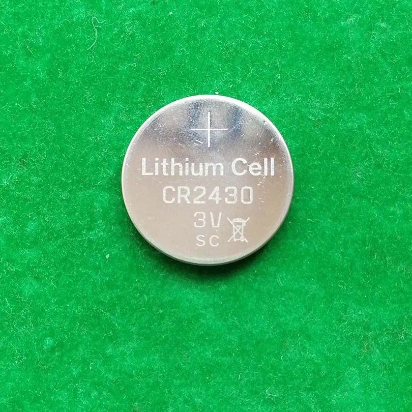 100% piles bouton au lithium CR2430 3V fraîches pour PCB 200 pièces/lot