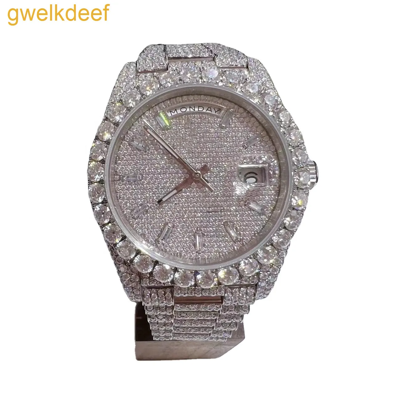 خصم خاص للجملة الساعات الفاخرة اسم العلامة التجارية Chronograph Women Mens Reloj Diamond Automatic Watch Mechanical Limited Edition Kn6e