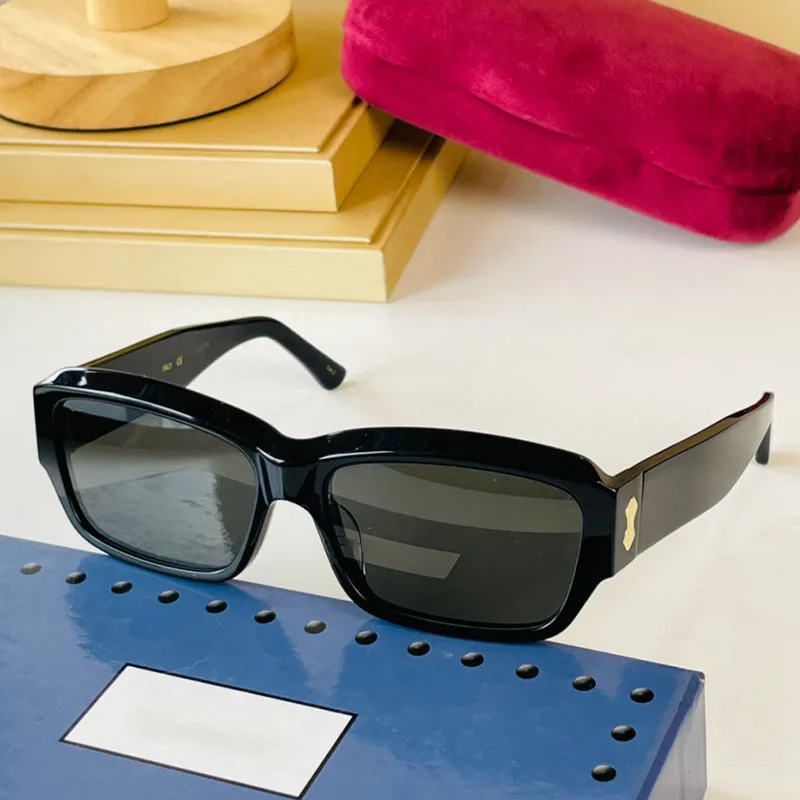 Sport-Sonnenbrille in Originalqualität für Damen, 0669s, polarisiert, zum Reiten, Fahren, Brillen, Herren, Retro-Acetat, rechteckiger Rahmen, Brillennieten und Schriftzugbügel