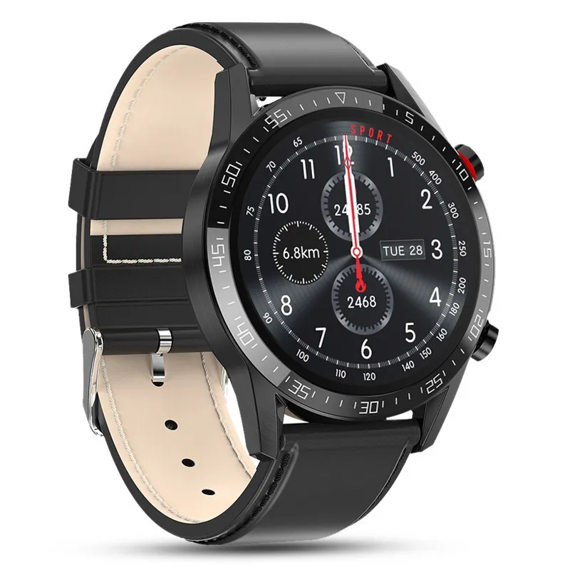Hochwertiger Großhandel 2024 Dropship New L13 Smart Watch Men Ip68 Sport Smartwatch wasserdichte EKG PPG BT Nennen Sie Blutdruck Herzfrequenz Fitness