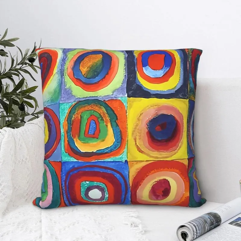 Kudde/dekorativ kudde Wassily Kandinsky Bauhaus Art Throw Case Gothic Cushion For Home Sofa Stol Dekorativ kramkuddeCaseCushion/Decor