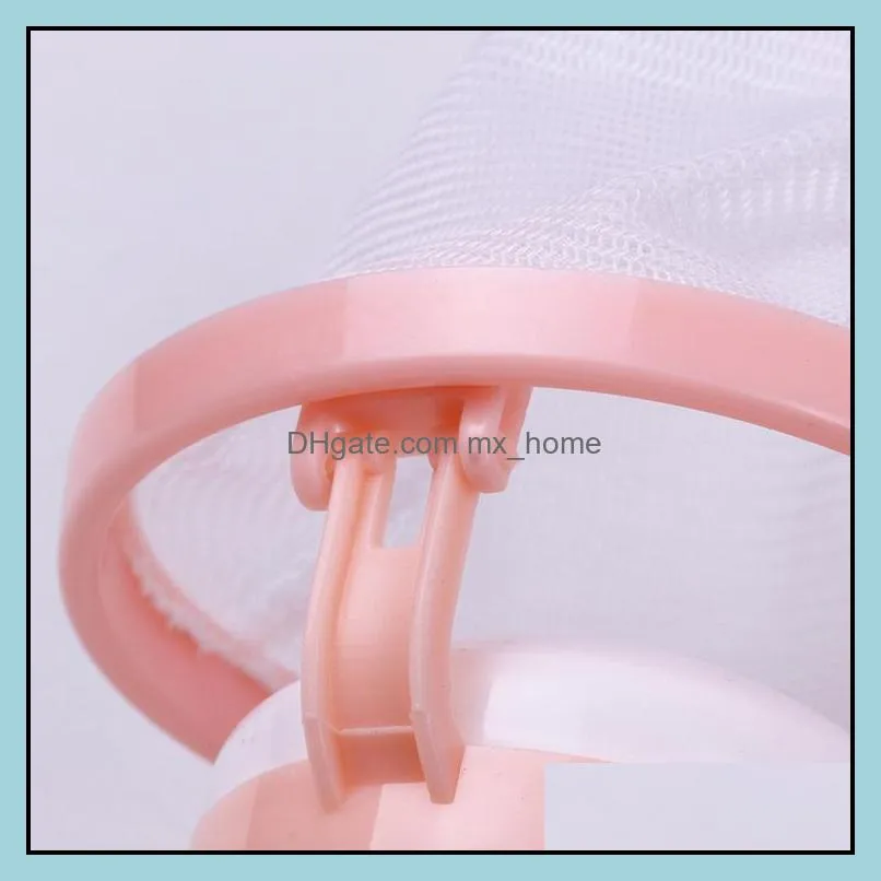 Floating Pet Fur Catcher Reusable Hair Remover Tool Floating Lint Mesh Bag Hair Net Pouch for Washing Machine YD0302