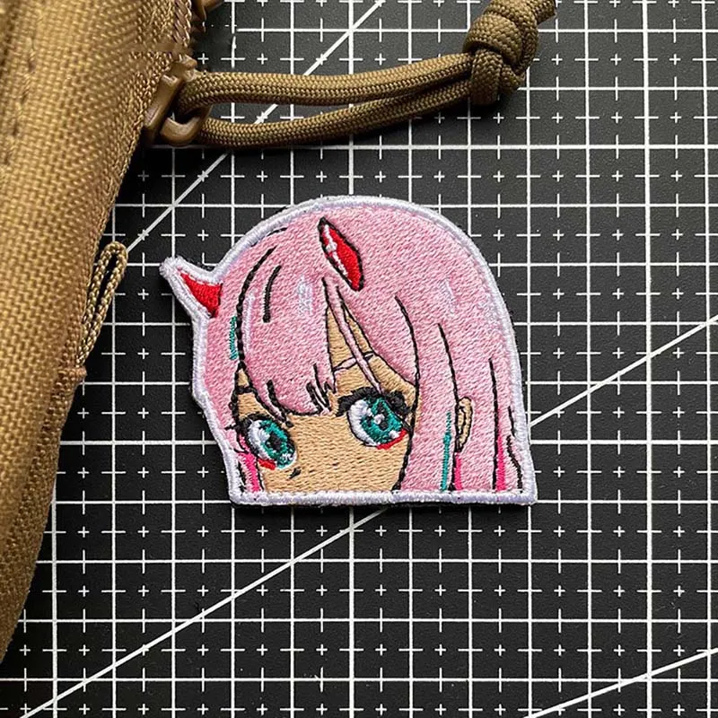 Custom Embroidered Pink Hair Girl Patch For Clothing, Shirts, Hat Patches  Iron On Anime Sewing Notion From Jonnaean, $8.05