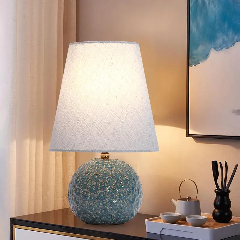 Bordslampor modern keramisk lampa bredvid för studie vardagsrum och sovrum sovrum hem kreativ dekorativ lampleble