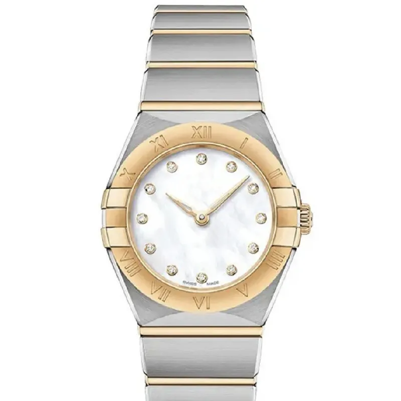 Fashion Quartz Ladies Designer 28mm Mineral Super Strong Mirror Rose Gold Dial Movement Watch Luminous Water Resistant Simple Sophisticated
