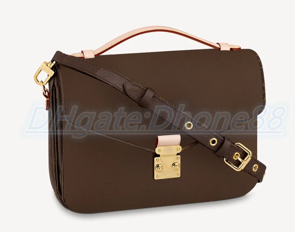 Luxury designer pochette M44876 clutch mens bags handbags purses tote shoulder classic postman Womens briefcase leather crossbody bag handbag graffiti Handbag