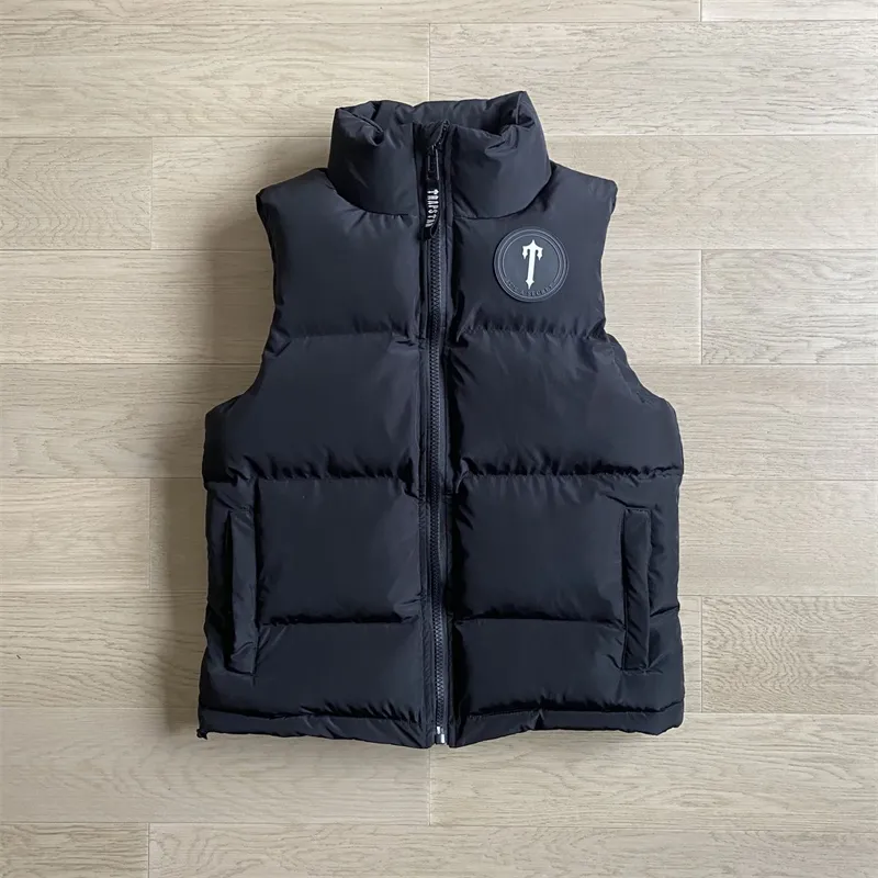 Mannen Mouwloze Tops Trapstar Jassen Vest T Badge Gilet Mode Katoen Borduren Vrouwen Korte Pakken High Street Warme Kleding 2023