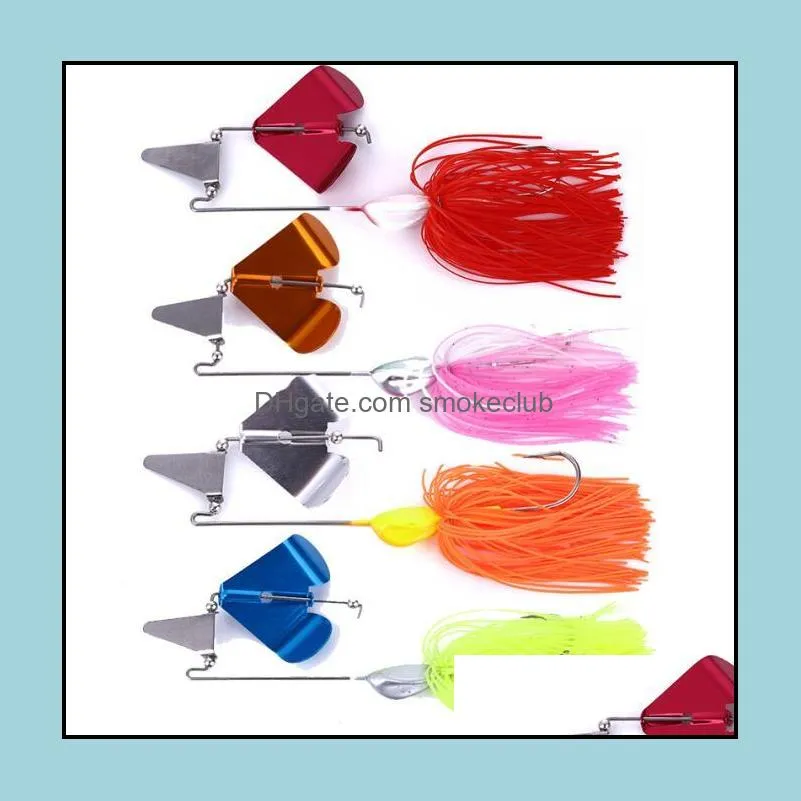 A-lokken lokt vissporten buitenshuis 4color 22G/0.56oz Lure Buzzbait Spinner Aasoppervlak van de aantrekkingskracht van het watergeluid Fatale hoge kwaliteit