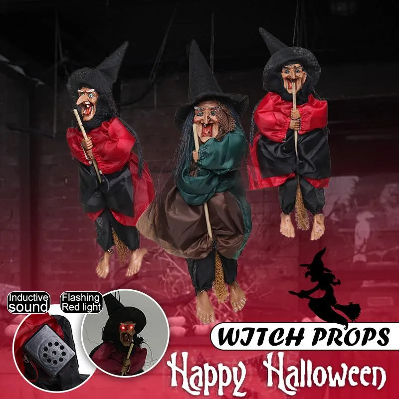 Party Decoration 1 PC Wiszące Horror Witch Figurka Halloween DIY Wisiorek Ozdoby do ogrodu Wakacje Lawn Patio Bar Club Decor