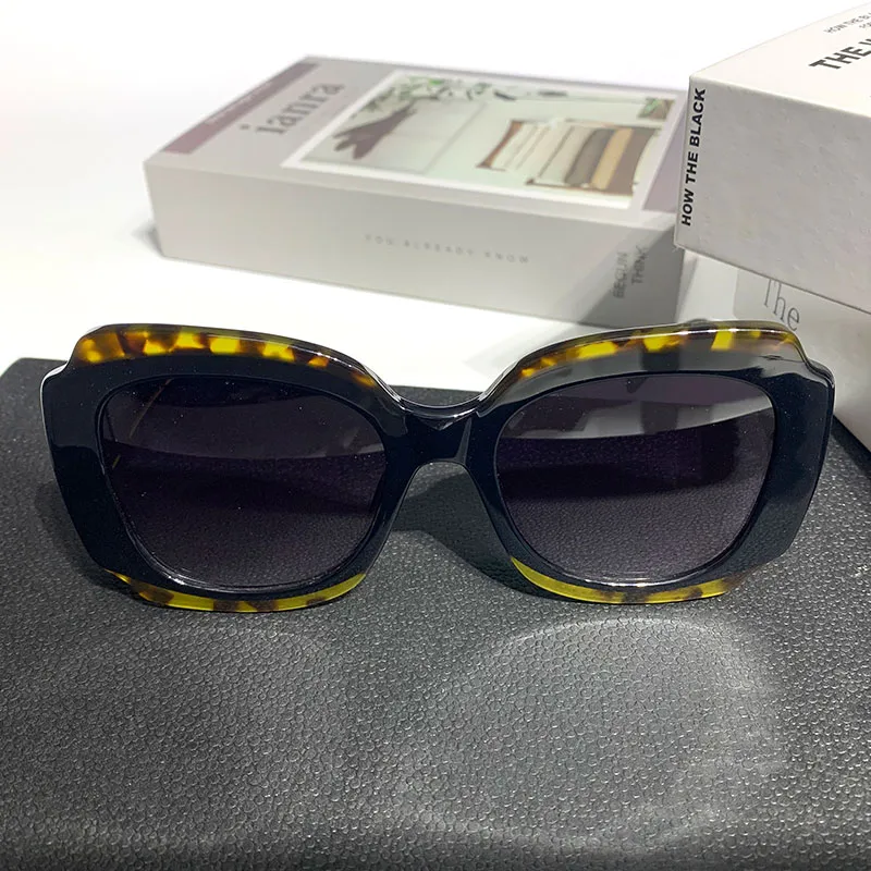 Óculos de sol SPR16ys Ladies Designer de personalidade legal Two Tone Square Fashion Fashion Luxury Sunglass for Women Driving Facation UV400 com caixa