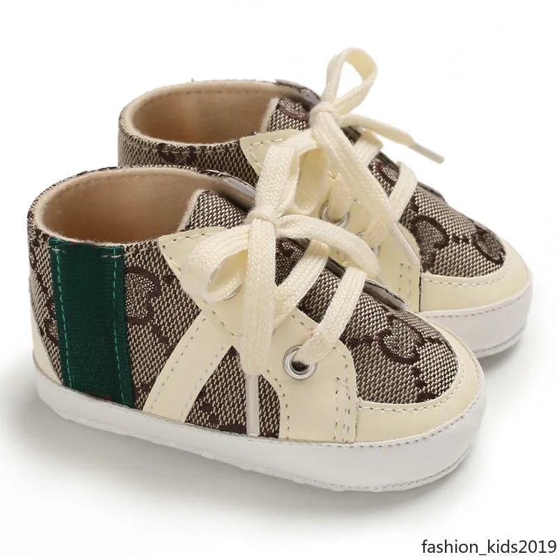 Scarpe Firmate Neonati Scarpe Bambini Appena Nati Sneakers In Tela