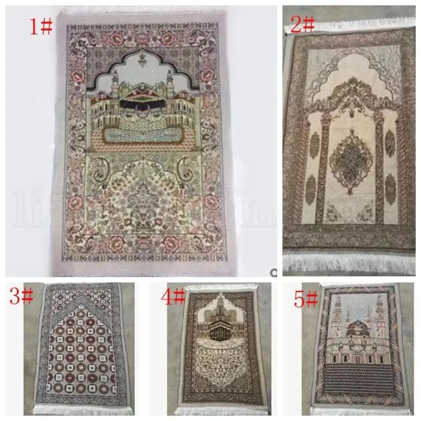 Islamic Muslim Prayer Mat Salat Musallah Prayer Rug Tapis Carpet Tapete Banheiro Praying70*110cm KKA6802