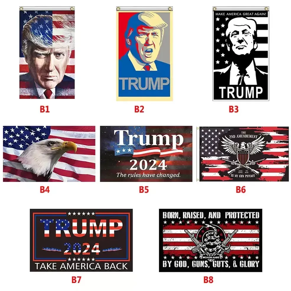 Trump 2024 Flagg 3x5ft General Election Flags Banner Wholesale