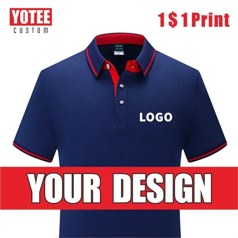 YOTEE été multistylecustom respirant POLO hommes haut personnalisé 220608