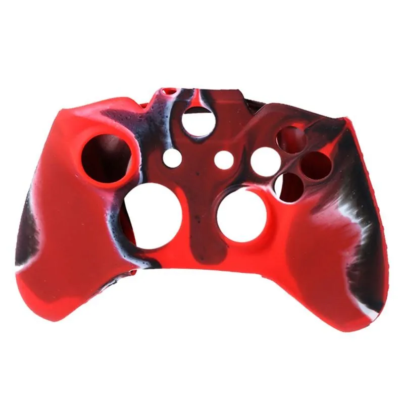 High Quality Wired or Wireless Camo Protective Soft Silicone Gel Skin Case Cover for Xbox One Gamepads Controller Cover