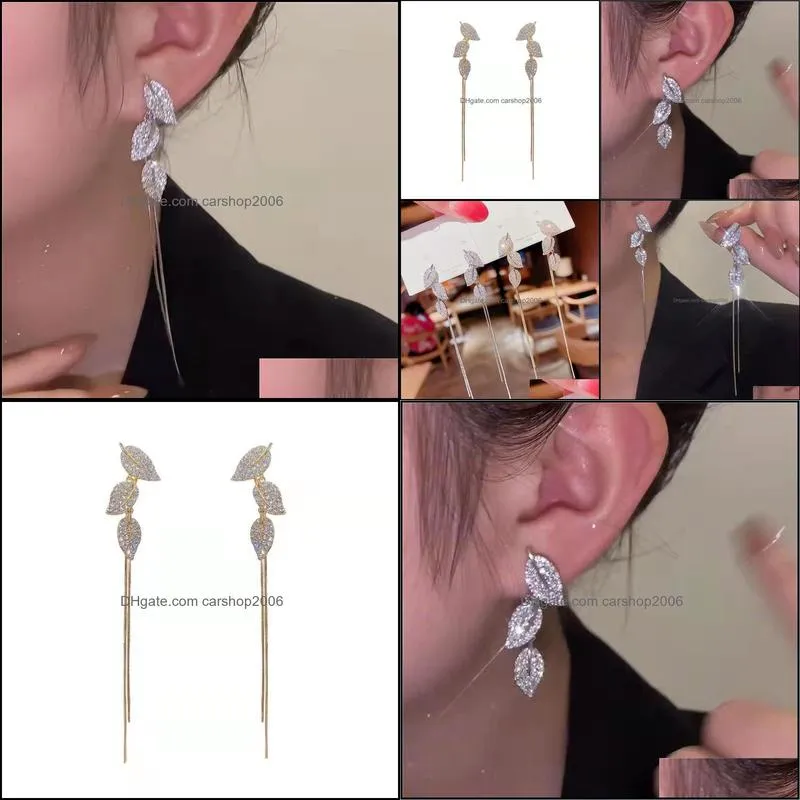 Leaves Earrings For Women Korean Fashion Earring Daily Birthday Party Jewelry Gifts