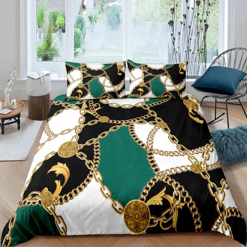 European-style Printed Quilt Cover Bedding Set Adults Comfort Duvet 135x200 Single Size Perfect for the Current Season