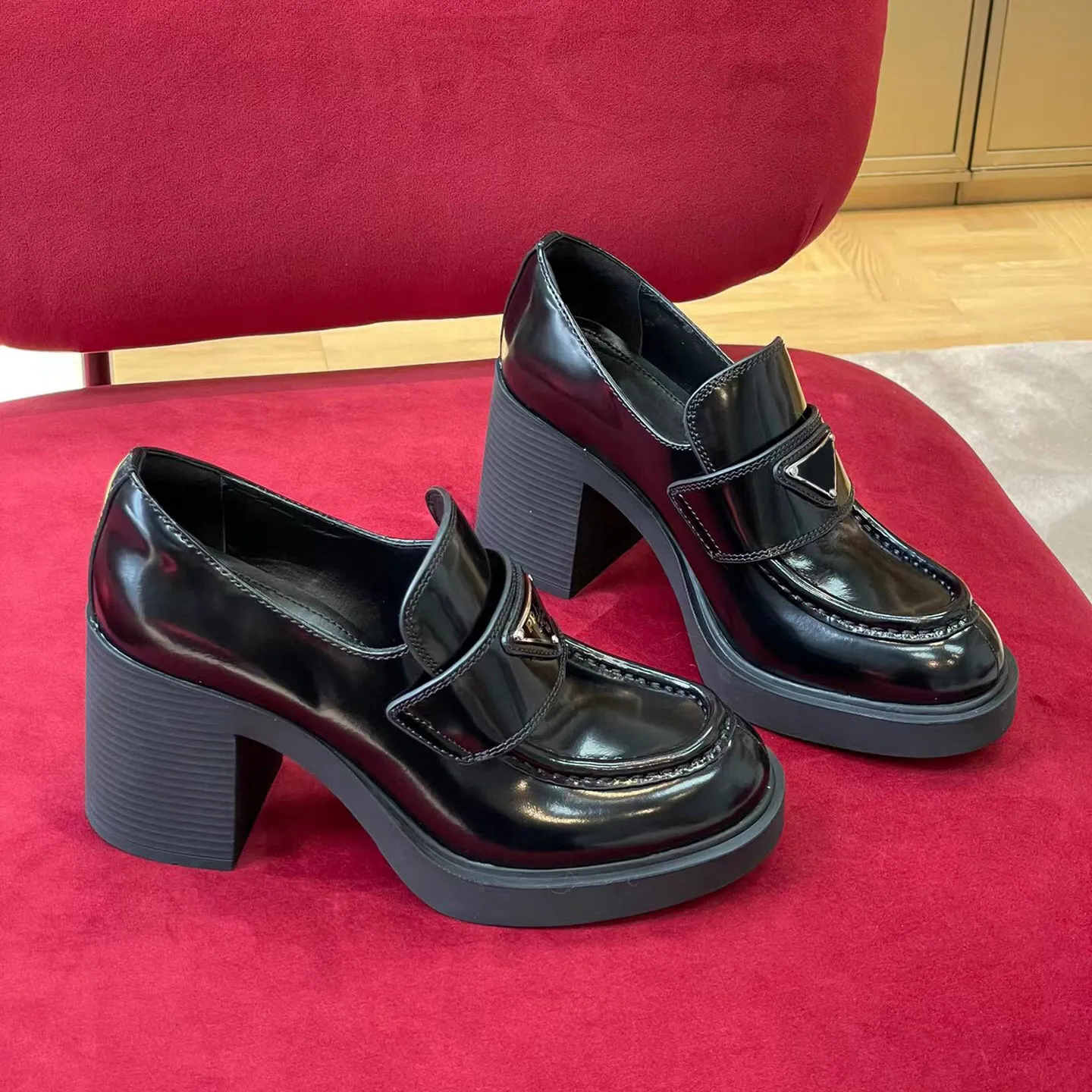 Women's Formal Business Dress Rivet Side Zip High Heel Lace Up Pointed Toe  Shoes | eBay