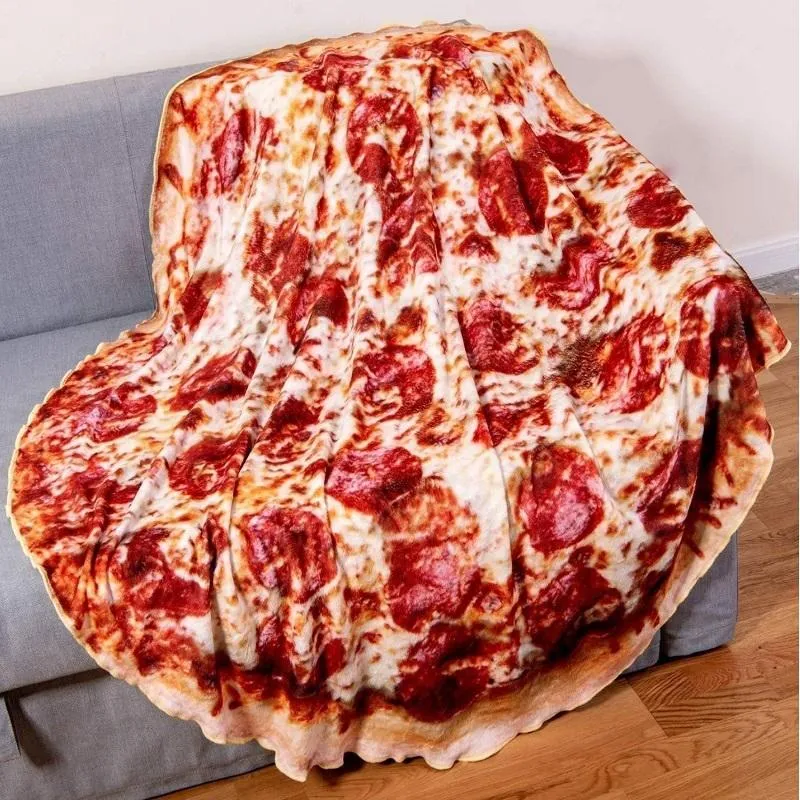 Pizza Hut Weighted Blankets Soft Warm Flannel Pizza Pizza Hut