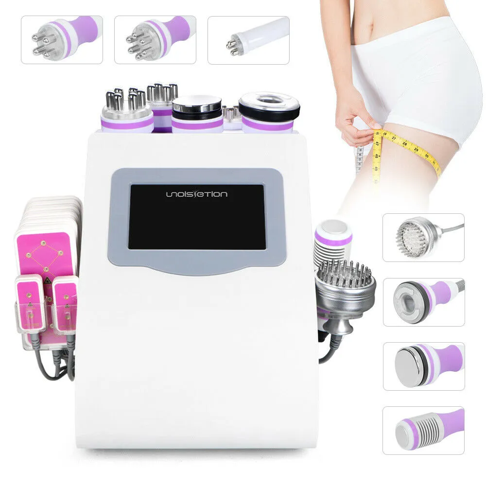 Máquina de emagrecimento 9 em 1 Ultrassom Rf Cavitação remoção de celulite 40k micro corrente led laser Multifuncional Rejuvenescimento da pele e remoção de rugas Modelagem do corpo