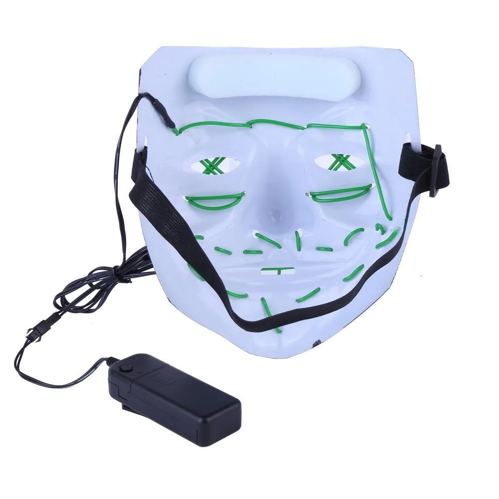 Cosmask Halloween Neon Mask Led Mask Masque Masquerade Poptrend ...