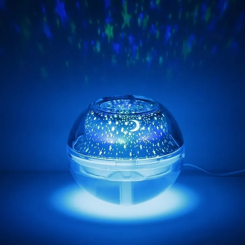 500ML Ball Luftbefeuchter mit Aroma Lampe Ätherisches Öl Ultra Elektrische Diffusor Mini USB Air Fogger Y200111