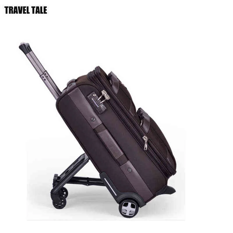 Travel Inch Spinner Trolley Sac de voyage Sac à bagages à bagages avec roues J220708 J220708