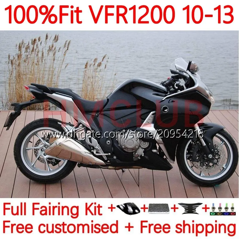 Órgão de injeção para HONDA VFR1200F Crosstourer VFR 1200 RR CC F 10-13 15NO.0 VFR1200X VFR-1200 VFR1200 10 11 12 13 VFR1200RR 2010 2012 2013 2013 OEM Lustroso Black