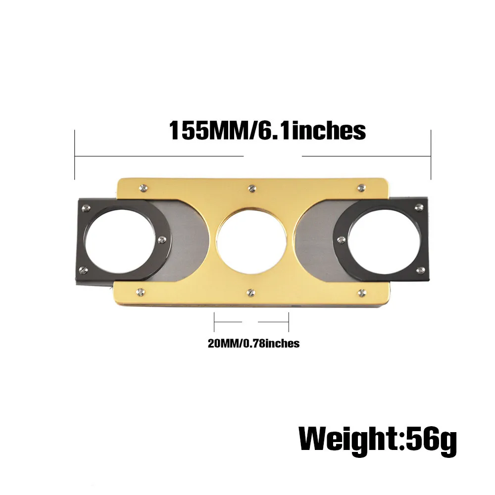 2022 Metal Cigar ScoSors Round Head Cigar Cutter Tools Cigar S sax Lyxig rostfritt stål cigarettskärare