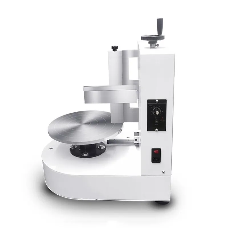 Electric Cream Smearing Machine For Cake Shop Adjustable Speed Baking Equipment Cream Leveling Machine 220v