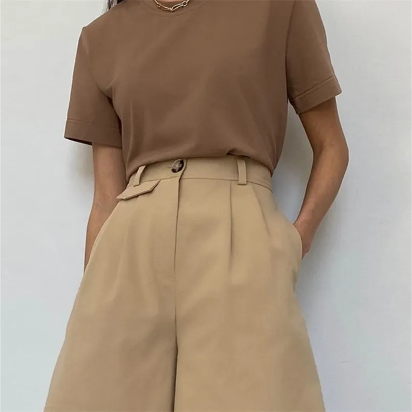 Summer High Waist Cotton Shorts Casual Women's Style, Shop Now! Best  Seller!