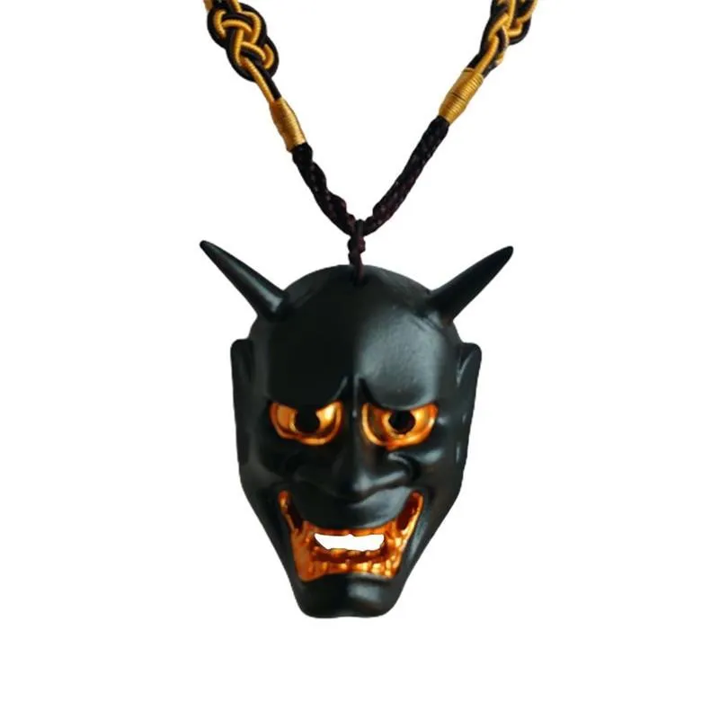 Pendentif De Voiture Suspendu Avec Casque De Samoura¯ Hannya Japonais
