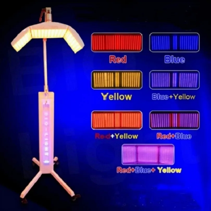 기타 미용 장비 전문 미용실 스킨 미백 바이오-라이트 요법 램프 7 색 LED 조명 얼굴 PDT LED 조명 광자 요법 스킨 케어 머신