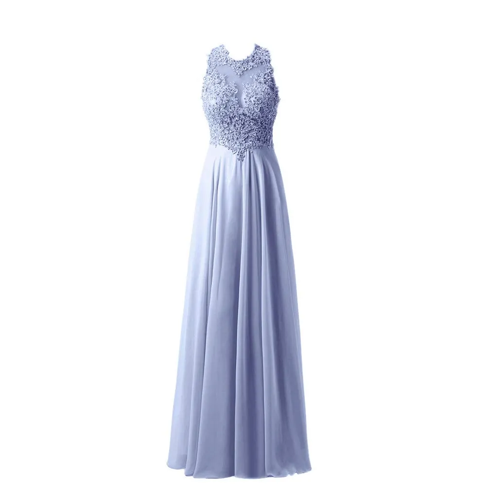 Lange Ballkleider aus Chiffon mit U-Ausschnitt und Perlen, Pailletten, Organza, Schnürung, Plus-Size-Abschluss-Cocktail-Partykleid JW01