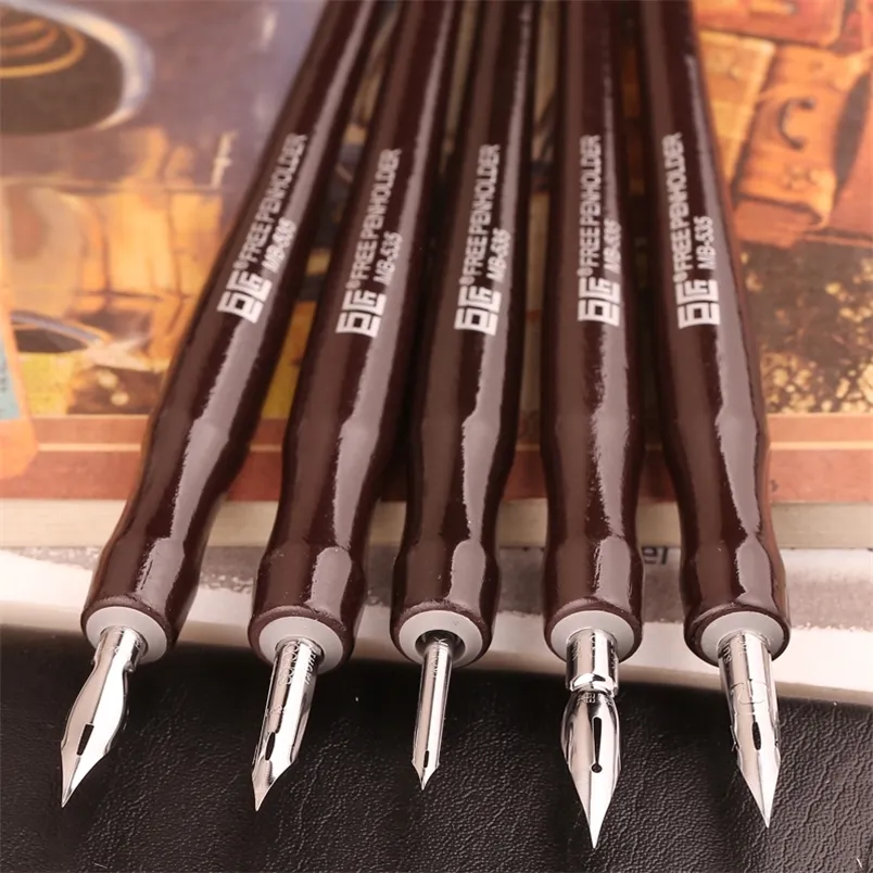 Japen GREAT MASTER Dip Pen Penna stilografica Professional Comics Tools Comics Dip Pen 5 Shaft 5 Nib Set 220812