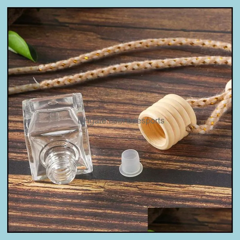 Essential Oils Diffusers Home Fragrances Decor Garden Car Scent Diffuser Bottle Pendant Per Ornament Air Freshener For Fragrance Empty Gla