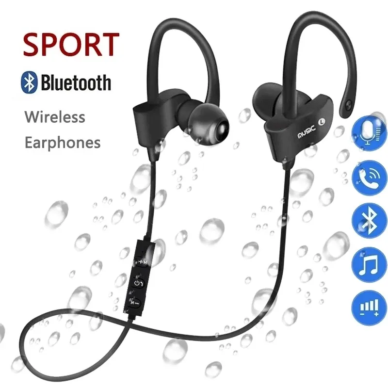 Auricolari Bluetooth senza fili Cuffie Earloop Fone de ouvido Musica Sport Cuffie da gioco Vivavoce per tutti i telefoni intelligenti 558