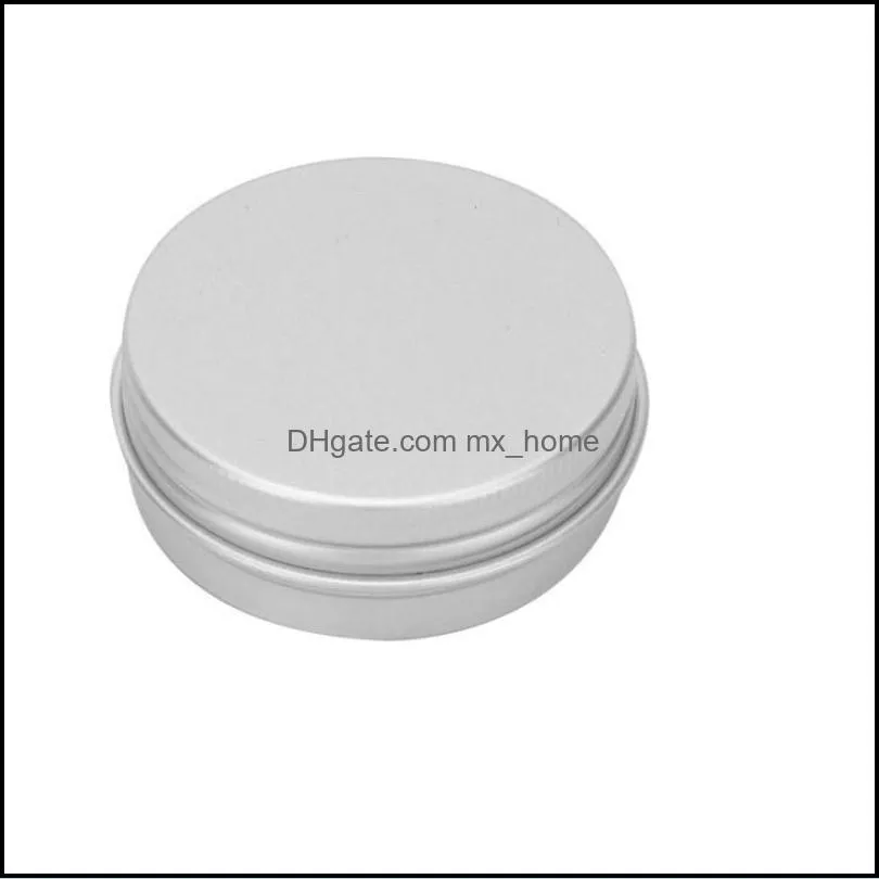 Aluminum Silver Box Tin Metal Storage Containers with Screwtop Lids for DIY Beauty Cosmetics Accessories Travel and More 1Oz/30ml 30g