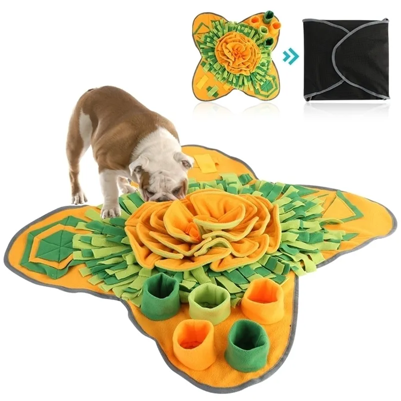 Tinghao X Pet Snuffer Mat Dog Slow Feeding Fracting Training Training Puzzle for Puppy Doggies LJ200918