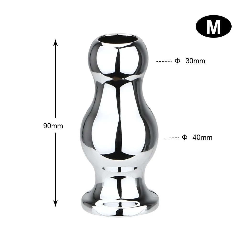 Plug Anal Creux Grand Format - Dilatateur Réaliste En TPE, Transparent, Neuf