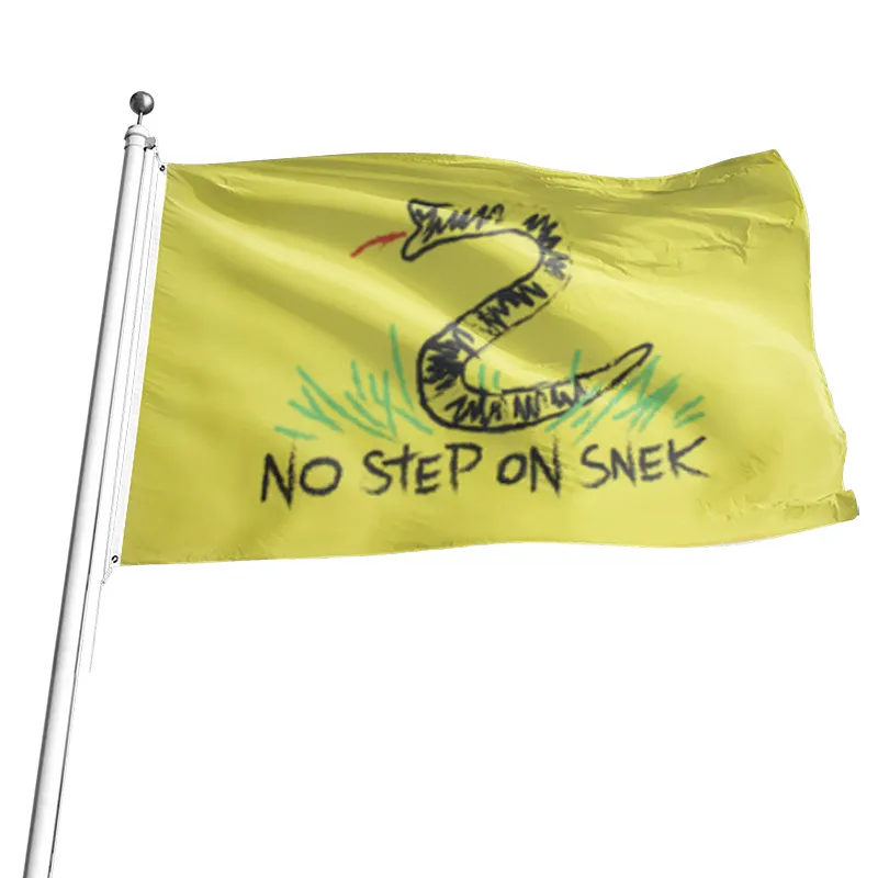 8 Stil 50 Stück/Set 3 x 5 Fuß 90 x 150 cm Treten Sie nicht auf mich, Schlange, Gadsden-Flagge, US-amerikanische Tea-Party-Direktfabrik im Großhandel