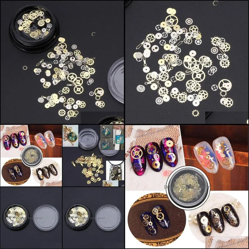 other 120pcs mixed steampunk cogs gear clock charm uv frame resin jewelry fillings diyother
