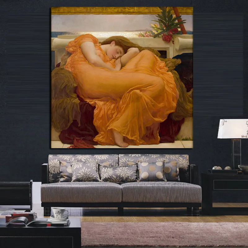 Big Size HD Prints Realistic Nude Oil Painting Sleeping Women on Canvas Poster Wall Art Picture Wall Painting for Living Room (3)