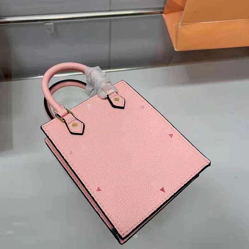 ピンクの菅生トートバッグショルダークロスボディバッグクラッチバッグウキュリトップクオリティ大容量ハンドバッグ財布のファッションガールショッピングバッグ箱イディアン -  0315-70