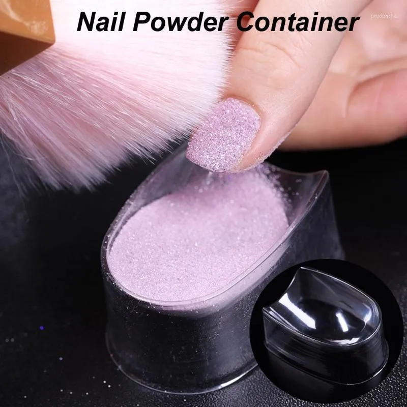 Nail Art Equipment Manicure Tools Dust Box Dip Powder Container Dipping Trays Bowls Prud22
