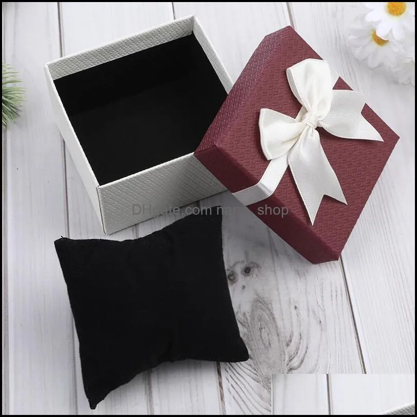 bowknot watch cases red package boxes for watches women girl jewelry box gift