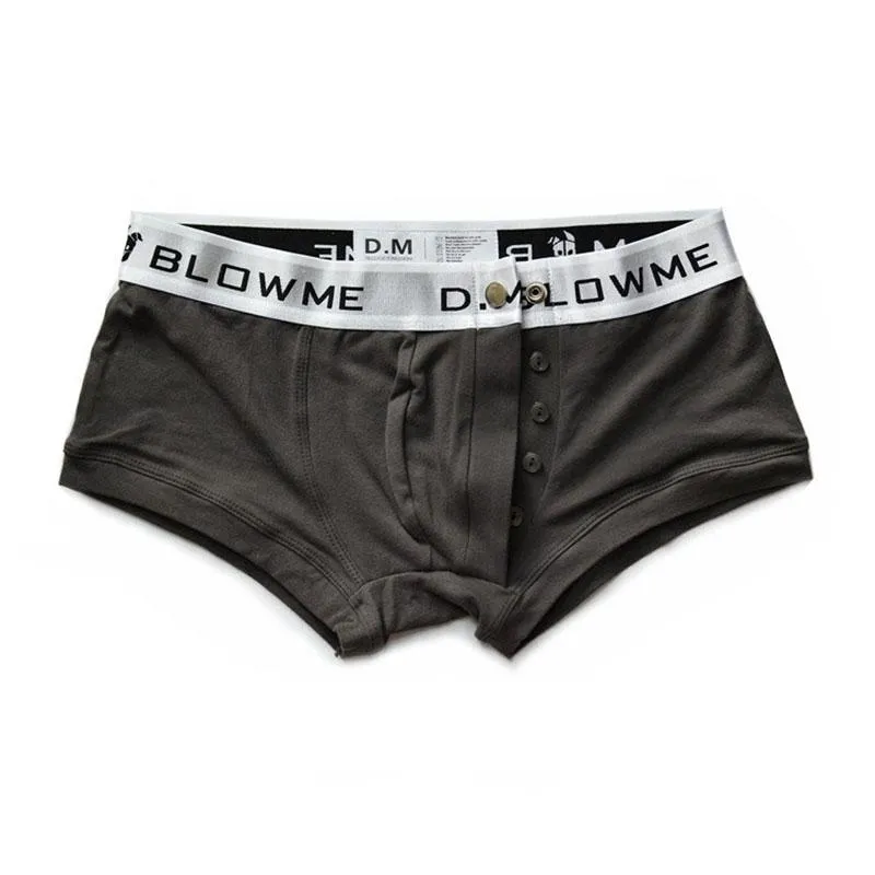 Mutande Intimo uomo Gay Boxer Bottone Ropa Interior Hombre Boxer Uomo Cotone Calzoncillos Cuecas Mutande