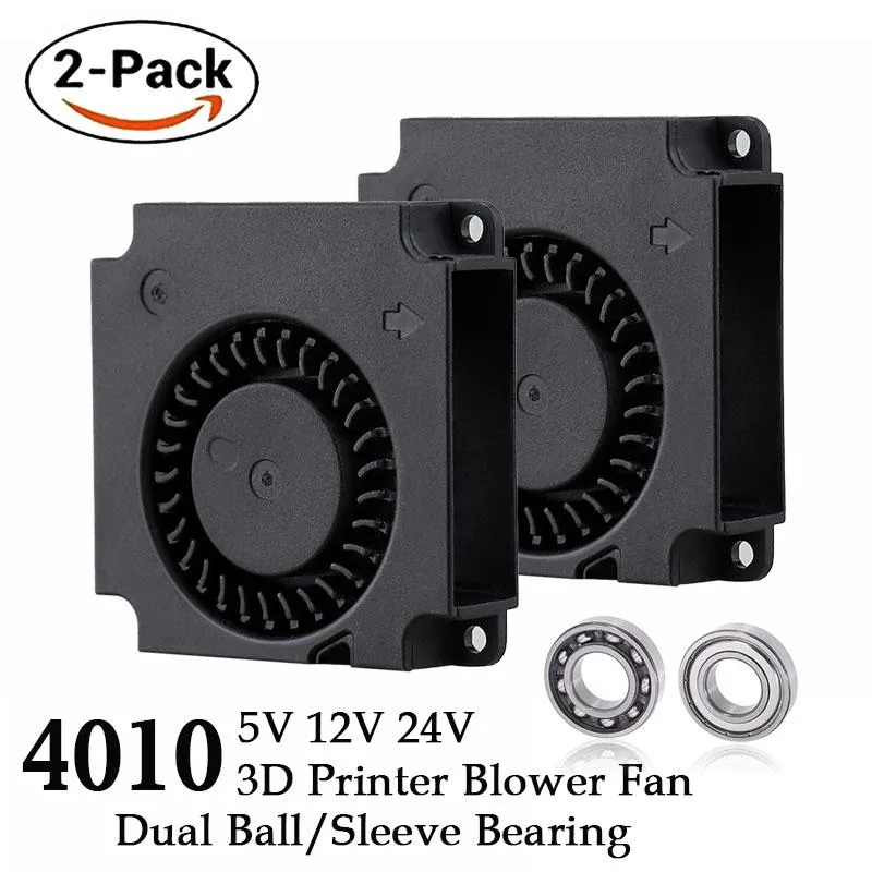 Fans Koelingen GDSTIME 40MM 3D PRINTER FAN 12V 24V 5V 4010 BLOEBOE KOEL ACCESSOIRES DC TURBO RADIAL 40X40X10MMFANS KOELINGSFANS