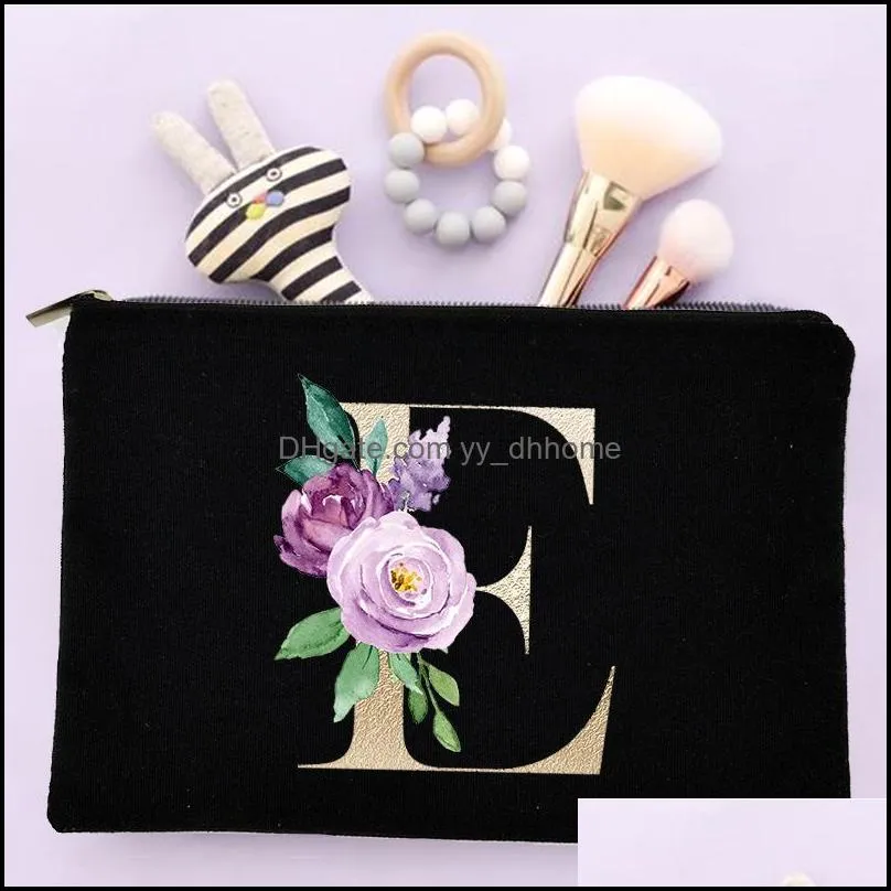 Storage Bags Initial Letter Print Tampon Cute Sanitary Pad Pouches Portable Travel Makeup Case Key Earphone Toiletries